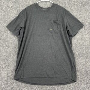 Ariat Shirt Mens 2XL Gray Short Sleeve Rebar Graphic Print Crewneck Workwear